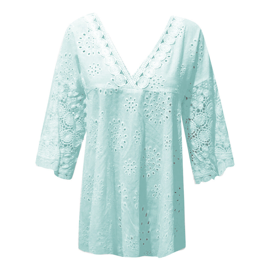 Blouse CLIRÈNE – Broderie Aérienne
