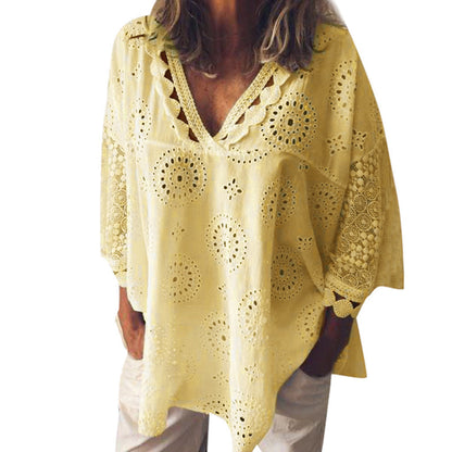 Blouse CLIRÈNE – Broderie Aérienne