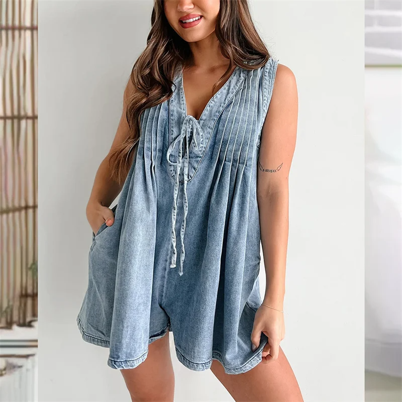 Combishort ELVI – Denim Vivant