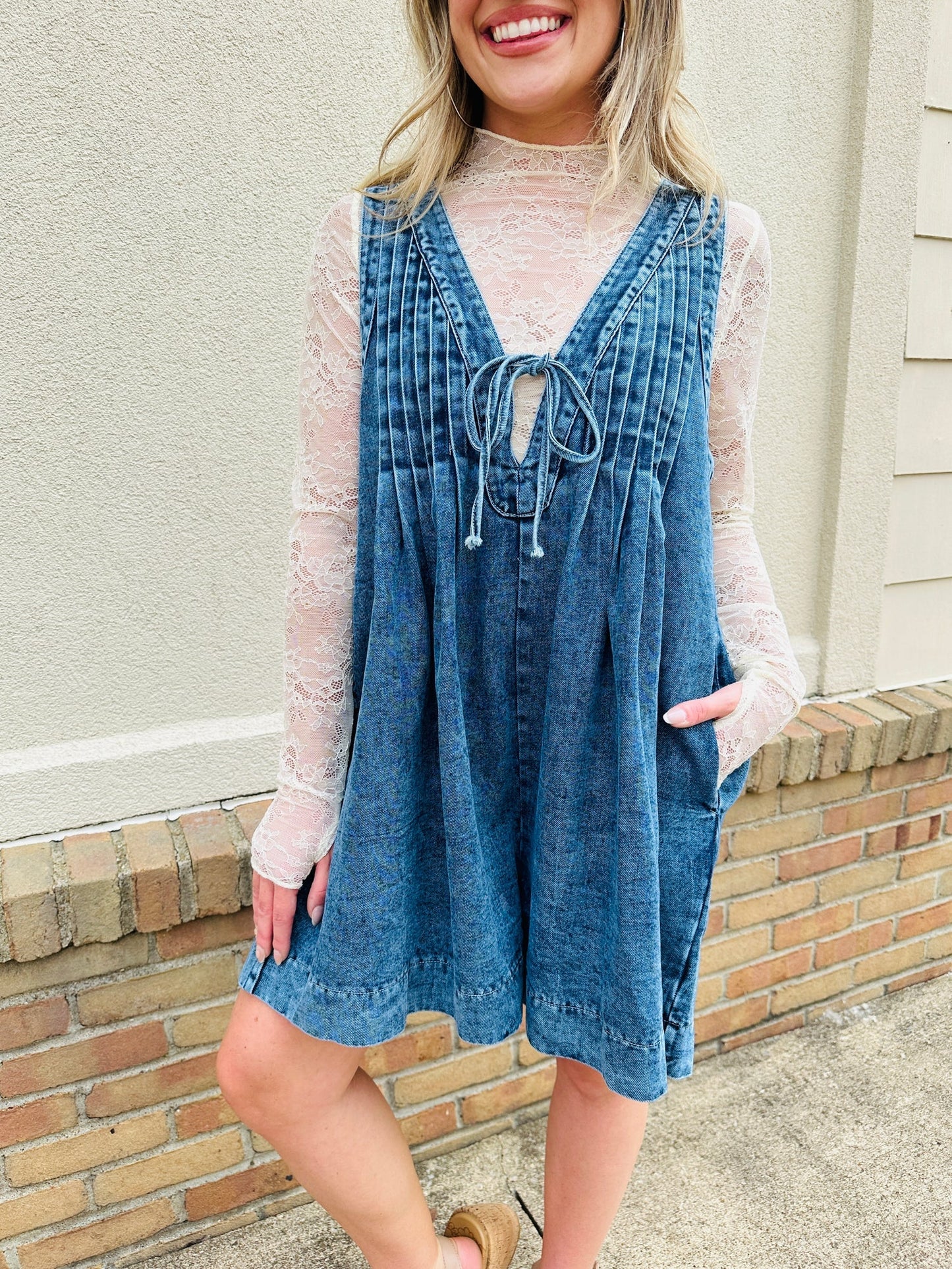 Combishort ELVI – Denim Vivant