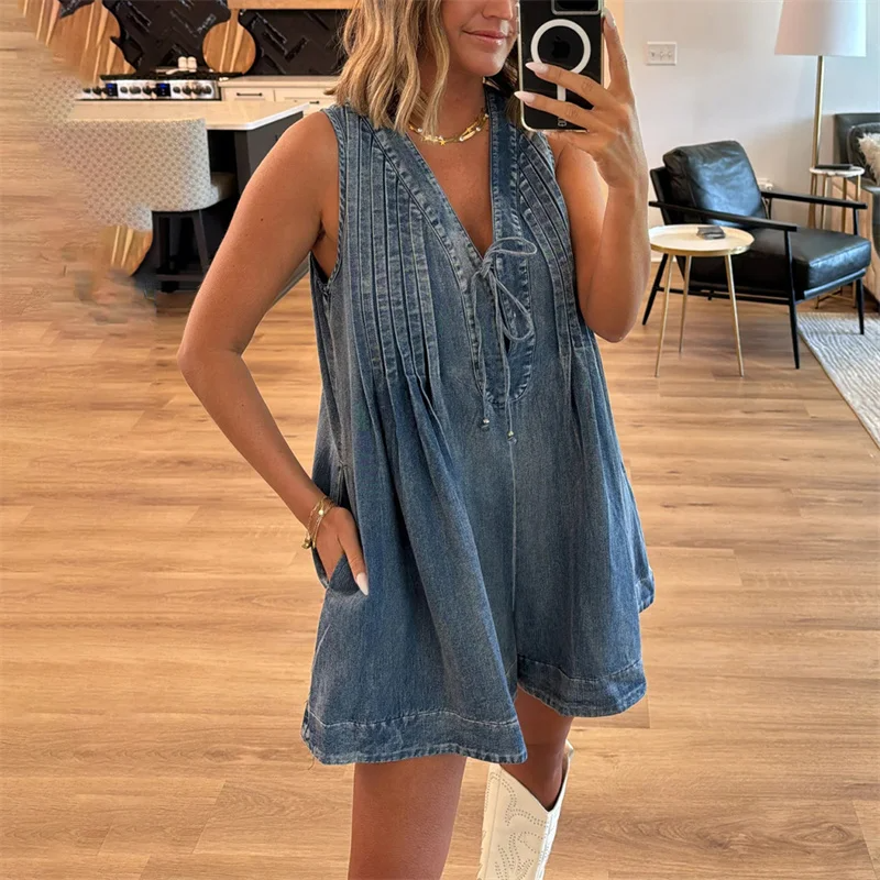 Combishort ELVI – Denim Vivant