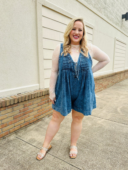 Combishort ELVI – Denim Vivant