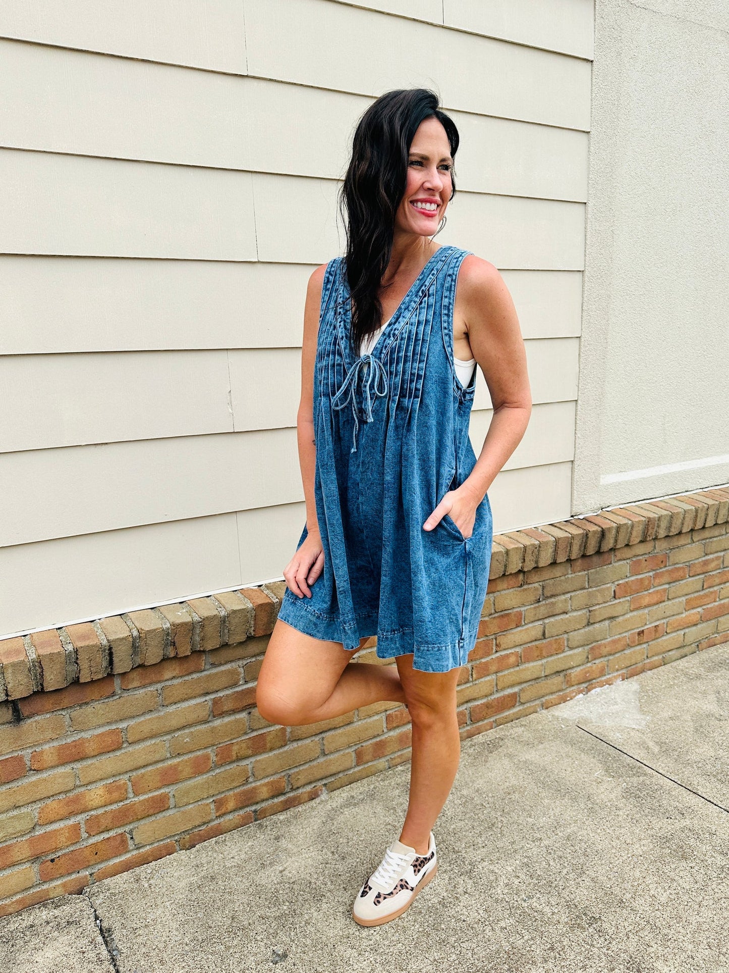 Combishort ELVI – Denim Vivant