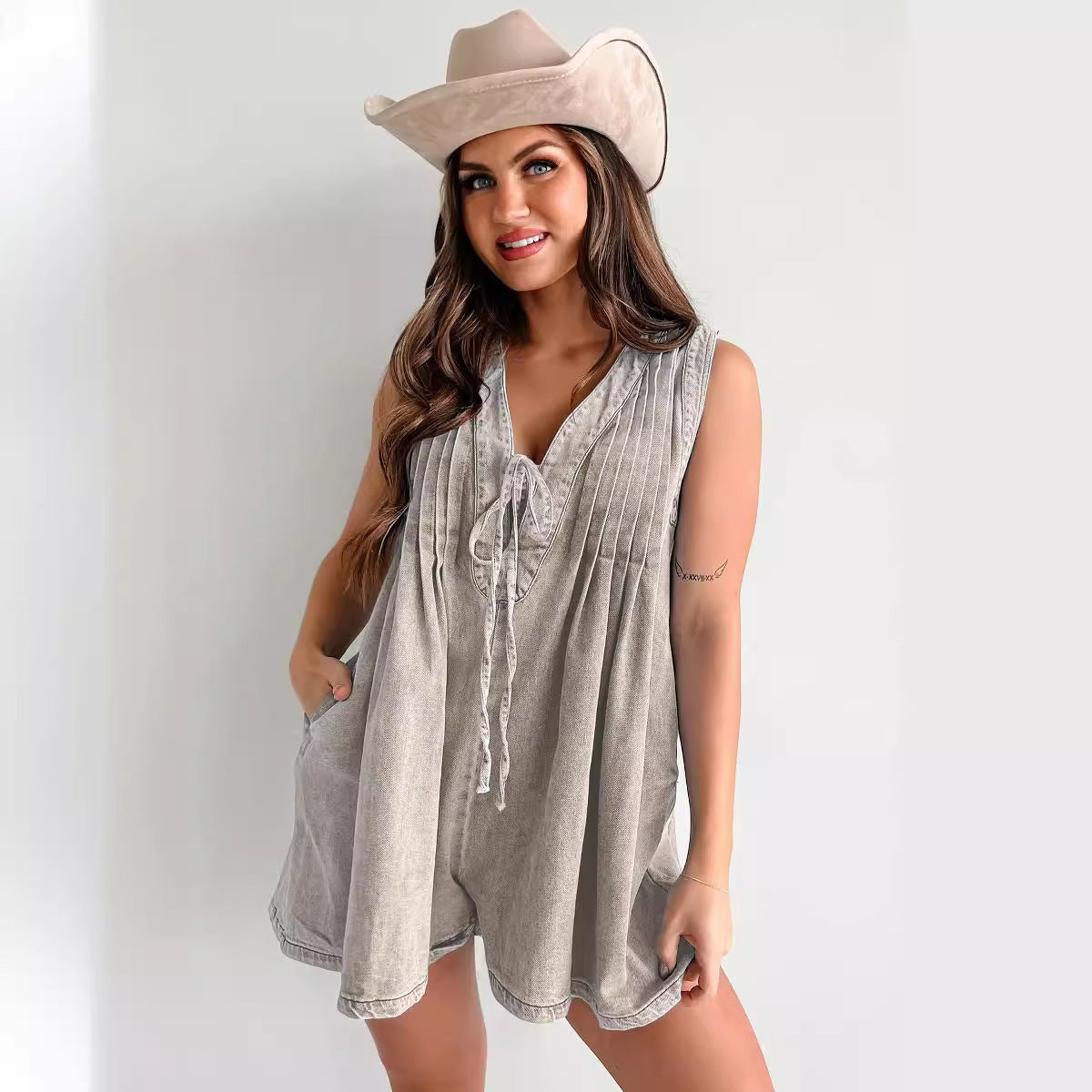 Combishort ELVI – Denim Vivant